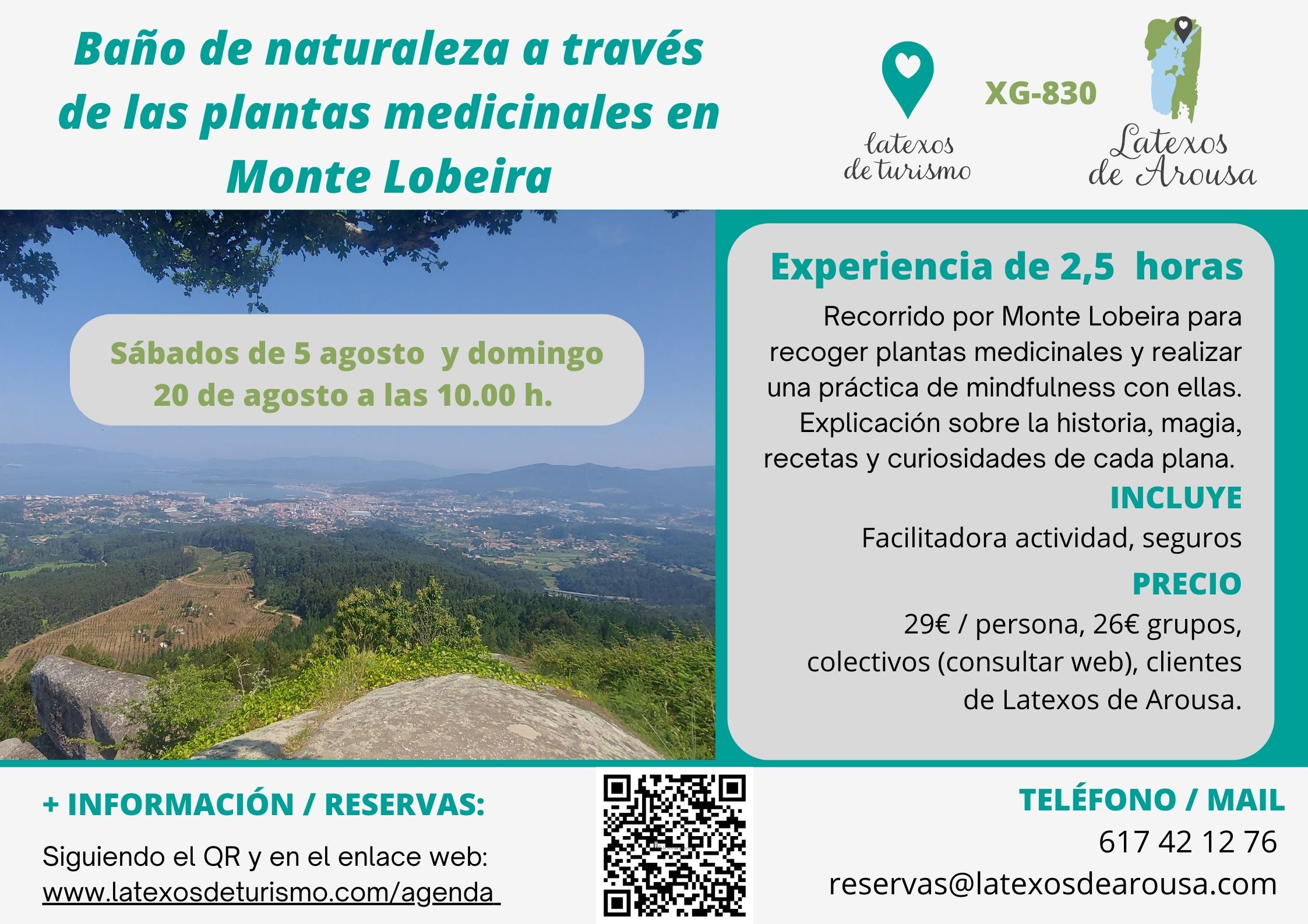 baño_naturaleza_montelobeira Exursión ruta de mulleres Coruña