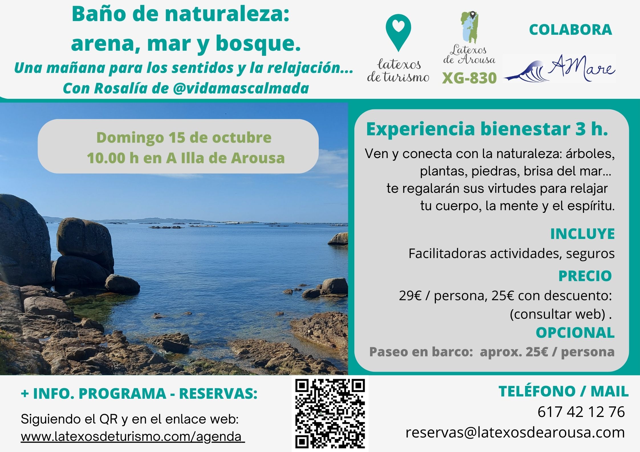 Baño_de_naturaleza_Illa Exursión ruta de mulleres Coruña